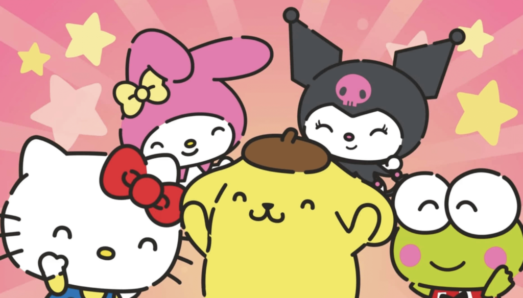 Wallpaper:4v_Jk3uvkds= Hello Kitty and Friends Characters